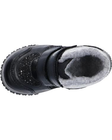 Stivali per Bambina e Bambino KICKERS 585573 SITROUILLE WPF 82 NOIR ARGENT