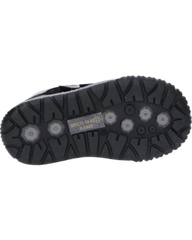 Stivali per Bambina e Bambino KICKERS 585573 SITROUILLE WPF 82 NOIR ARGENT