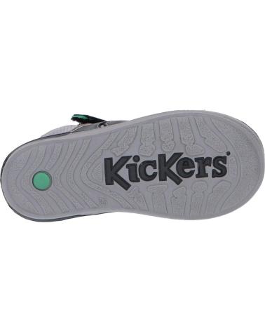 Bottes pour Garçon KICKERS 830090 IRELAS 81 NOIR GRIS