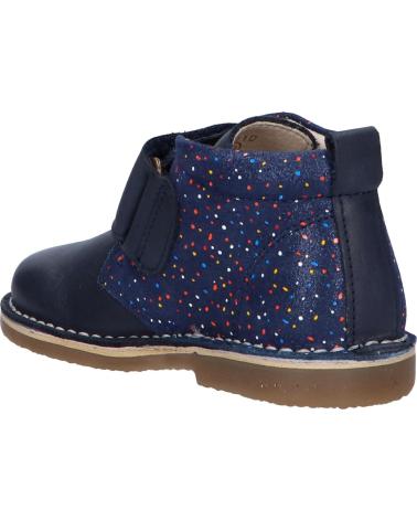 Bottines pour Fille et Garçon KICKERS 829900 TYPTOP 10 MARINE FONCE POIS MULTICO