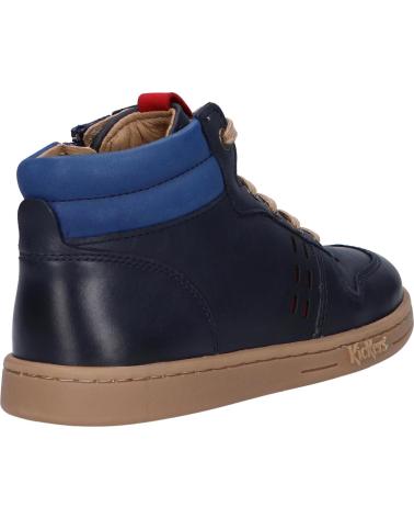 Stivali per Bambina e Bambino KICKERS 829890 TACKFLO 103 MARINE BLEU ROUGE