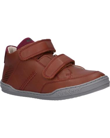 Zapatos de Niño KICKERS 830110 JOUVO 91 MARRON BORDEAUX