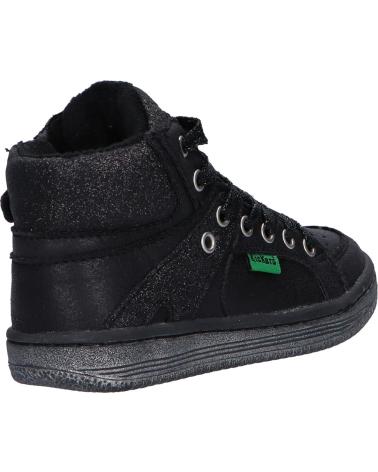 Botas de Niña KICKERS 739352 LOWELL 81 NOIR BRILLANT