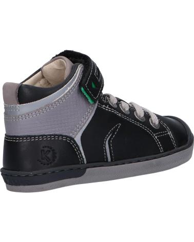Bottes pour Garçon KICKERS 830090 IRELAS 81 NOIR GRIS