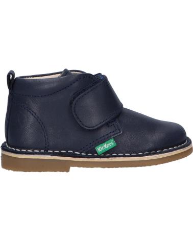 girl and boy Mid boots KICKERS 829901 TYPTOP 101 MARINE