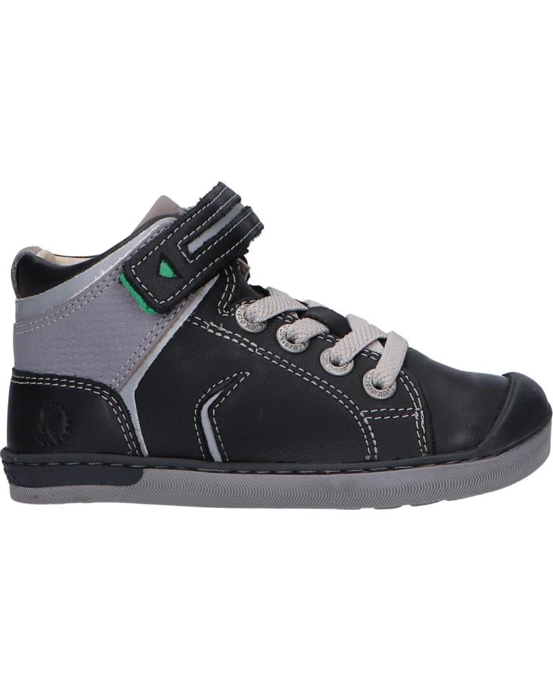 Bottes pour Garçon KICKERS 830090 IRELAS 81 NOIR GRIS
