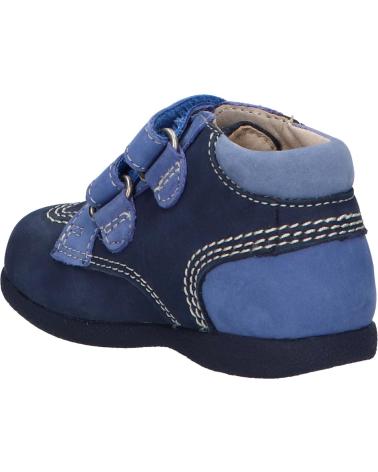 boy Mid boots KICKERS 439475 BABYSCRATCH 103 MARINE BLEU TRICOLORE