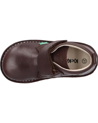 Stivaletti per Bambina e Bambino KICKERS 829901 TYPTOP 92 MARRON FONCE