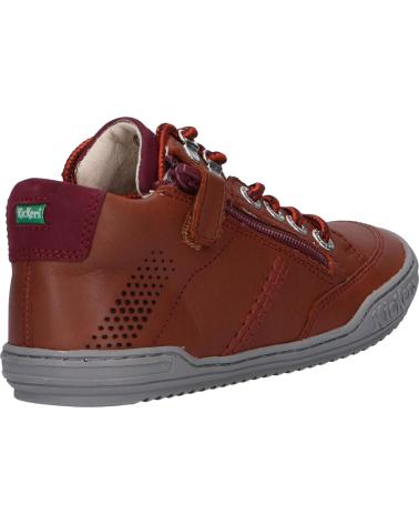 Scarpe per Bambino KICKERS 830100 JOULA 91 MARRON BORDEAUX