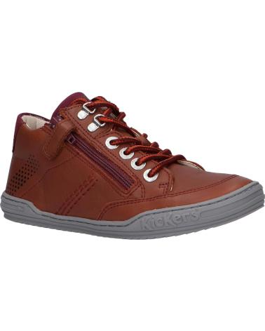Scarpe per Bambino KICKERS 830100 JOULA 91 MARRON BORDEAUX