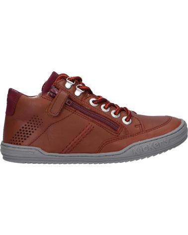 Scarpe per Bambino KICKERS 830100 JOULA 91 MARRON BORDEAUX
