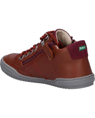 Scarpe per Bambino KICKERS 830100 JOULA 91 MARRON BORDEAUX