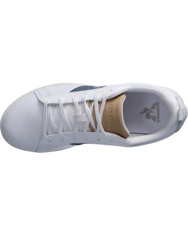Woman and girl and boy Zapatillas deporte LE COQ SPORTIF 2110077 COURTCLASSIC GS OPTICAL WHITE-DRESS BLUE