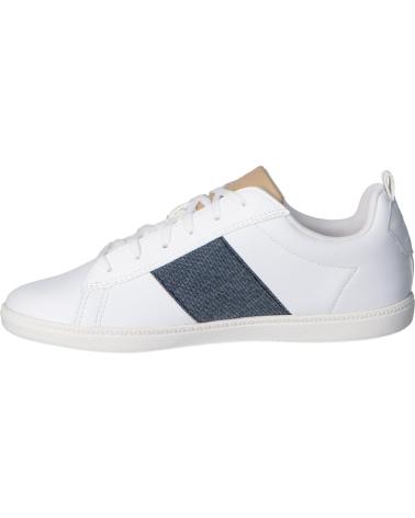 Woman and girl and boy Zapatillas deporte LE COQ SPORTIF 2110077 COURTCLASSIC GS OPTICAL WHITE-DRESS BLUE