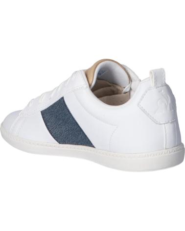 Woman and girl and boy Zapatillas deporte LE COQ SPORTIF 2110077 COURTCLASSIC GS OPTICAL WHITE-DRESS BLUE