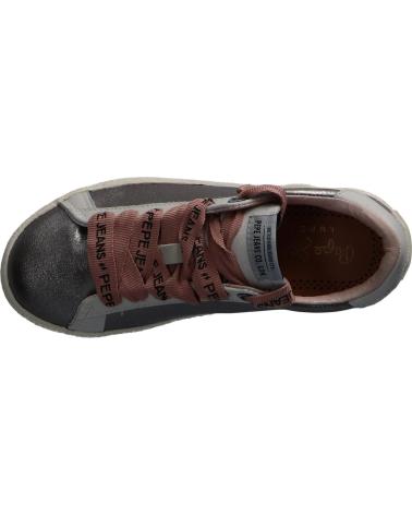 Sneaker für Damen und Mädchen PEPE JEANS PGS30373 PORTOBELLO 944 DARK SILVER
