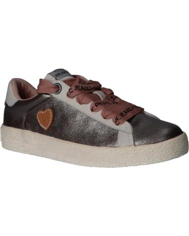 Sneaker für Damen und Mädchen PEPE JEANS PGS30373 PORTOBELLO 944 DARK SILVER