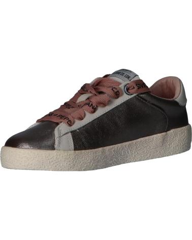 Sneaker für Damen und Mädchen PEPE JEANS PGS30373 PORTOBELLO 944 DARK SILVER