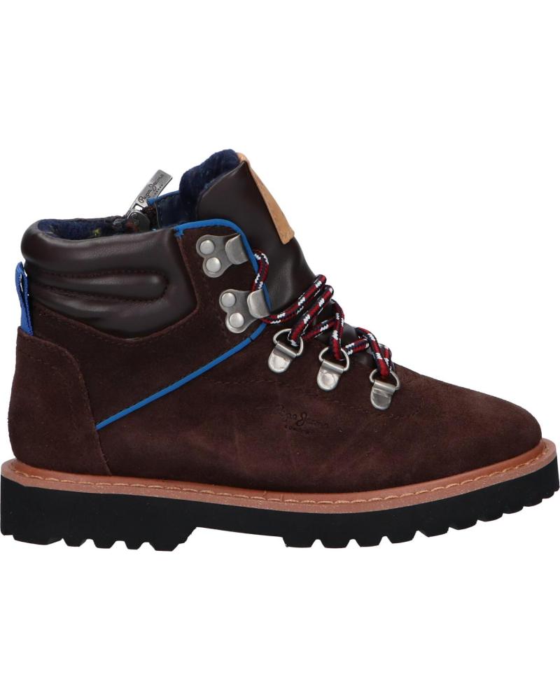 Stivali per Donna e Bambina e Bambino PEPE JEANS PBS50089 LEIA MOUNTAIN 898 DARK BROWN