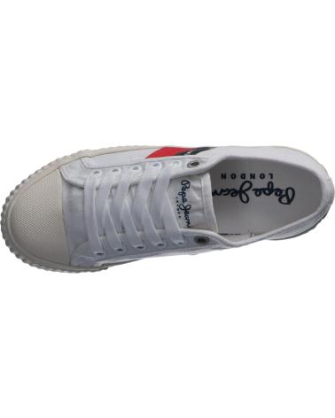 Sneaker für Damen und Mädchen und Junge PEPE JEANS PBS30427 MALIBU 800 WHITE