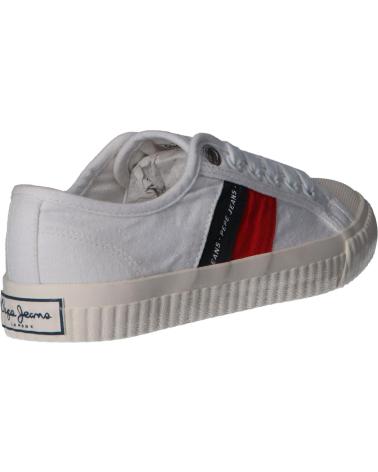 Sneaker für Damen und Mädchen und Junge PEPE JEANS PBS30427 MALIBU 800 WHITE