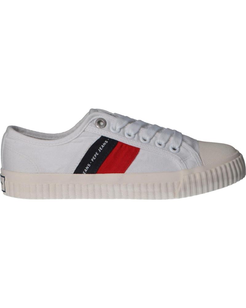 Sneaker für Damen und Mädchen und Junge PEPE JEANS PBS30427 MALIBU 800 WHITE