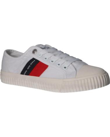 Sneaker für Damen und Mädchen und Junge PEPE JEANS PBS30427 MALIBU 800 WHITE
