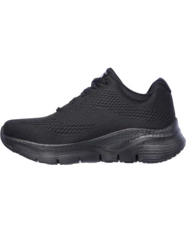 Sportivo-De-Mujer-SKECHERS-ZAPATILLAS-ARCH-FIT-NEGRO