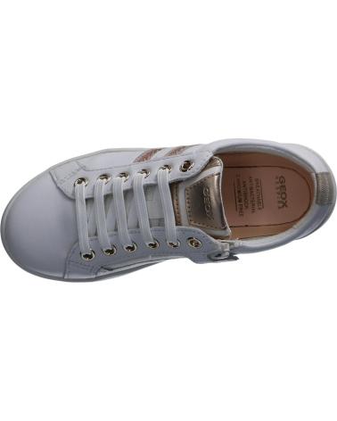 Sapatilhas de Menina GEOX J024MH 00085 J DJOCK C1ZH8 WHITE-ROSE GOLD