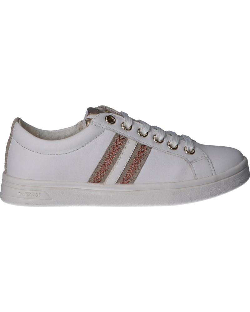 Sapatilhas de Menina GEOX J024MH 00085 J DJOCK C1ZH8 WHITE-ROSE GOLD