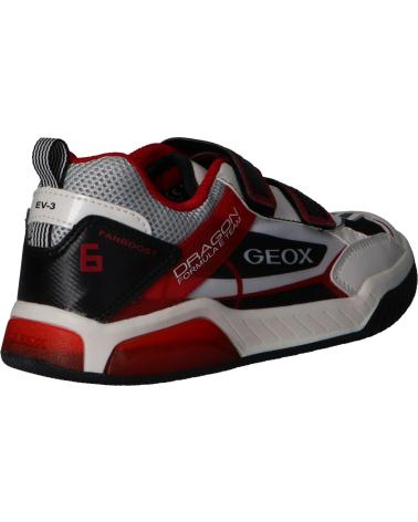 Sportschuhe für Junge GEOX J02BRA 014BU J INEK C0050 WHITE-RED