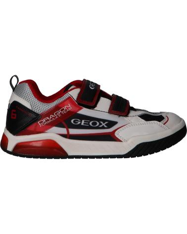 Sportschuhe für Junge GEOX J02BRA 014BU J INEK C0050 WHITE-RED