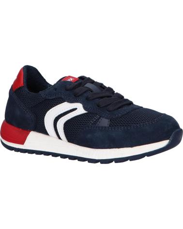 Sportschuhe für Junge GEOX J949ED 01422 J ALBEN C0735 NAVY-RED