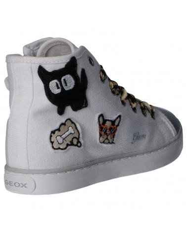 Esportes  de Menina GEOX J0204D 00010 J CIAK C0405 WHITE-BEIGE