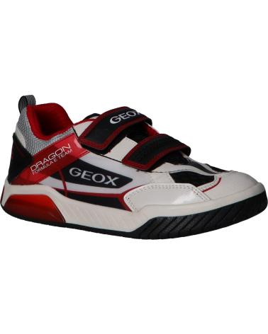 Sportschuhe für Junge GEOX J02BRA 014BU J INEK C0050 WHITE-RED