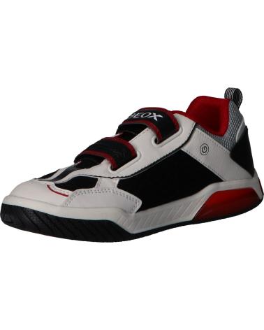 Sportschuhe für Junge GEOX J02BRA 014BU J INEK C0050 WHITE-RED