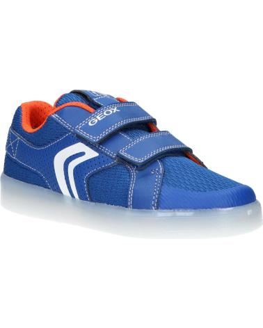 Sapatilhas de Menino GEOX J925PA 014BU J KOMMODOR C0685 ROYAL-ORANGE
