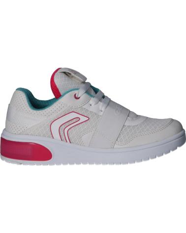 girl Zapatillas deporte GEOX J928DA 014BU J XLED C0563 WHITE-FUCHSIA