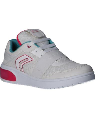 girl Zapatillas deporte GEOX J928DA 014BU J XLED C0563 WHITE-FUCHSIA