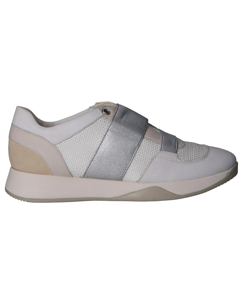 Woman Zapatillas deporte GEOX D94FRD 01485 D SUZZIE C1327 WHITE-LT GOLD