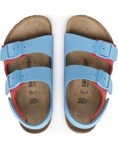 Sandales pour Garçon BIRKENSTOCK SANDALIAS PALU KIDS 1024386 CARAMEL-BLUE