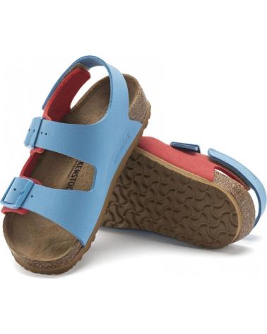 Sandales pour Garçon BIRKENSTOCK SANDALIAS PALU KIDS 1024386 CARAMEL-BLUE