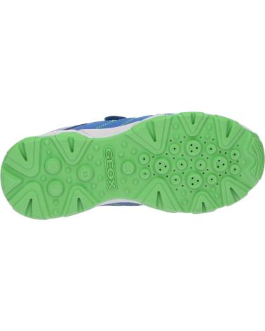 Sportschuhe für Junge GEOX J023LA 0FE14 J MAGNETAR C4165 ROYAL-GREEN