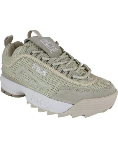 FILA DISRUPTOR MM LOW SNEAKERS BEIGE BIANCO ANTICO BEIGE