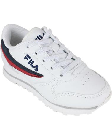 Sneaker für Damen und Mädchen und Junge FILA ORBIT LOW KIDS WHITE-DRESS BLUE BLANCO