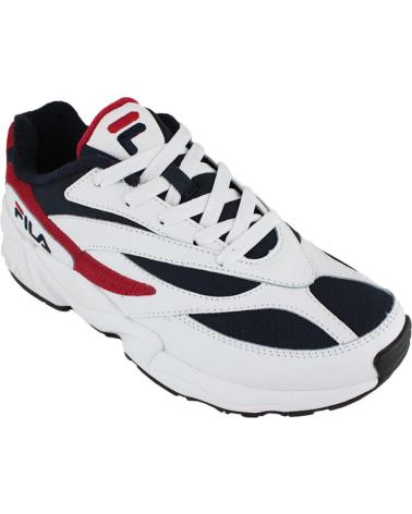 Sportivo per Bambina e Bambino FILA V94M JR WHITE-NAVY-RED BLANCO