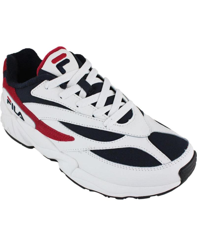 Sportivo per Bambina e Bambino FILA V94M JR WHITE-NAVY-RED BLANCO
