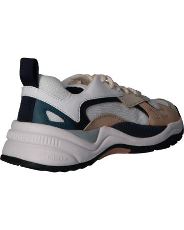 Sapatilhas de Mulher e Homem GEOX T94BUA 04314 T02 C0812 LT BEIGE-WHITE