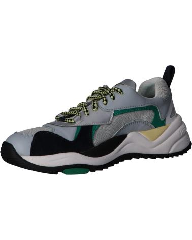 Sapatilhas de Mulher e Homem GEOX T94BUA 08514 T02 C1182 LT GREY-LT YELLOW