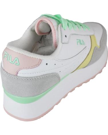 Sapatilhas de Mulher FILA ORBIT ZEPPA CB WMN WHITE-GREEN ASH BLANCO